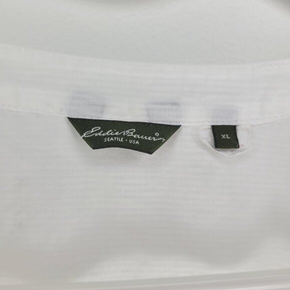 100% Cotton White Button Down Shirt Size XL - Picture 3 of 4